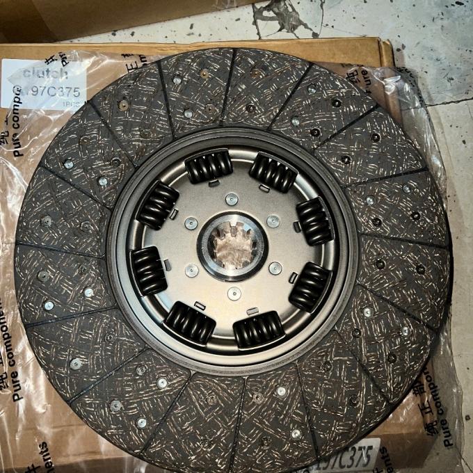 Close-up view of φ395mm Clutch Driven Disc C197C375 for Higer buses
