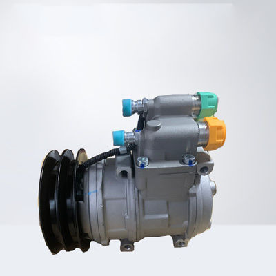 Qualität  24V DC Yutong Bus Air Conditioner Compressor GY10P17C Rear Outlet Double B Slot 8126-01407 Fabrik