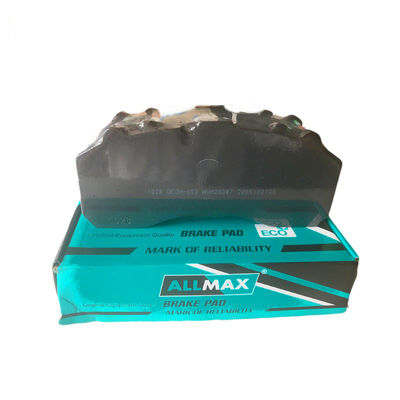 品質  Knorr 22.5 Bus Truck Brake Pads WVA29087 VIE22.5K3501113 247.5x109.5x30mm 0.25mm Wear Bus Spares 工場