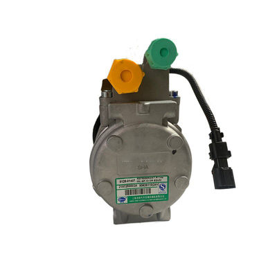 Compresseur de climatiseur de bus Yutong 24V CC GY10P17C Sortie arrière double fente B 8126-01407