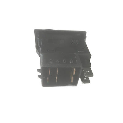 Higer Bus Passenger Door Rocker Toggle Switch Silver Alloy Contact Flame Retardant Multi-Pass Bus Spares 37E01-27109