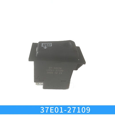 Higer Bus Passenger Door Rocker Toggle Switch Silver Alloy Contact Flame Retardant Multi-Pass Bus Spares 37E01-27109
