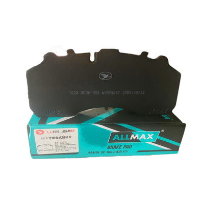 Knorr 22.5 Bus Truck Brake Pads WVA29087 VIE22.5K3501113 247.5x109.5x30mm 0.25mm Wear Bus Spares