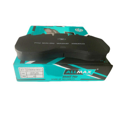 Meritor Axle Bus Truck Brake Pad Set D1311 WVA 29187 6061-T6 Aluminum 15-Degree Chamfer Bus Spares