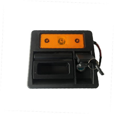 The luggage compartment door lock of bus model 171