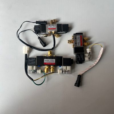 Jinlong Yutong Zhongtong Bus Pneumatic Door Solenoid Valve 6100-06088 6108-01640 304SS 500k Cycle Bus Spares
