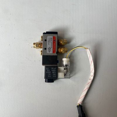 Jinlong Yutong Zhongtong Bus Pneumatic Door Solenoid Valve 6100-06088 6108-01640 304SS 500k Cycle Bus Spares