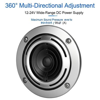 Higer Bus Air Vent with Integrated Speaker featuring 360° Multi-Directional Adjustment 12-24V Wide-Range DC Power Supply and Maximum Sound Pressure Level ≥ 95dB (A)