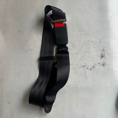 Universal 2-Point Bus Seat Belt 22kN Static Breaking 50k Buckle Cycle 47mm Webbing Passenger Safety