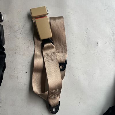 Universal 2-Point Bus Seat Belt 22kN Static Breaking 50k Buckle Cycle 47mm Webbing Passenger Safety