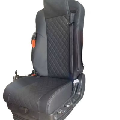 Premium Air Suspension Driver's Seat for Buses and Trucks with Temperature Range -40℃ to 85℃, 5-2000Hz Vibration Test, and 65mm Height Adjustment