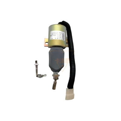 Dongfeng Chassis Diesel Engine Fuel Shutoff Solenoid Valve 24V 12V Electromagnetic Switch for Bus Coach