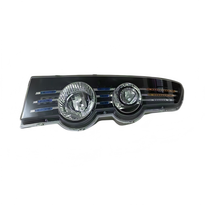 Yutong ZK6140 Coach LED Headlight Assembly 24V PC Lens E-mark Replacement