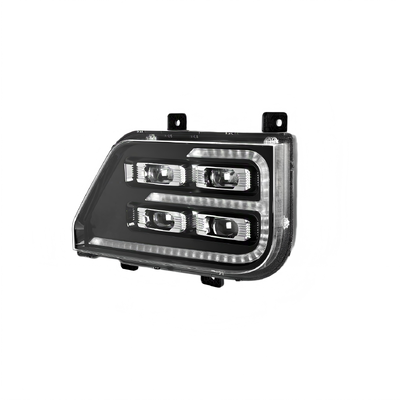 Yutong ZK6126HG City Bus LED Headlight Assembly 24V PC Lens E-mark Replacement